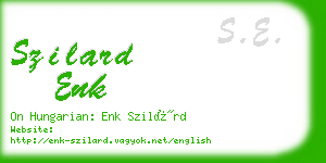 szilard enk business card